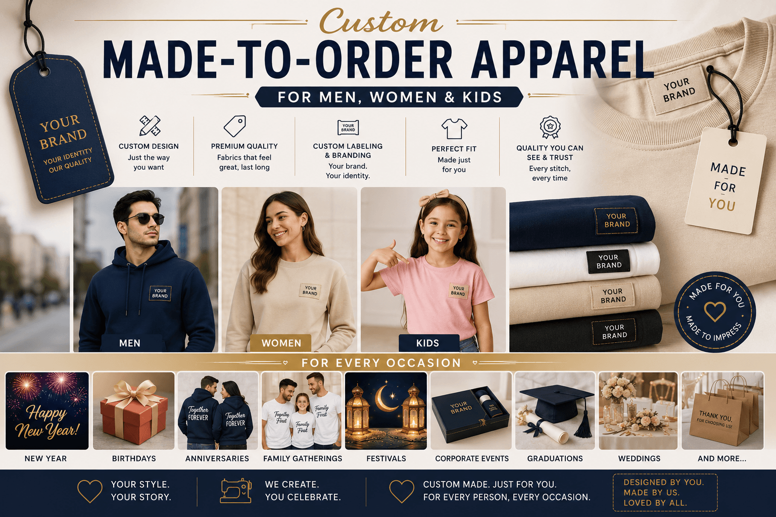 Custom Made-to-Order Apparel